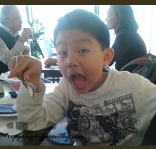 Tobias at Restaurant in Horw, Switzerland