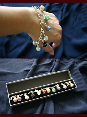 A chance to win a Semi-Precious Stones Bracelet. Worth estimated at CHF 60/.