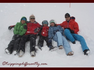 We were at the lookout point at Gornergrat, hoping for a view of the Matterhorn.