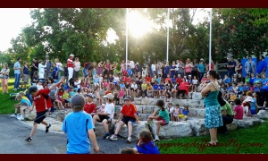 At the final prize-giving ceremony...