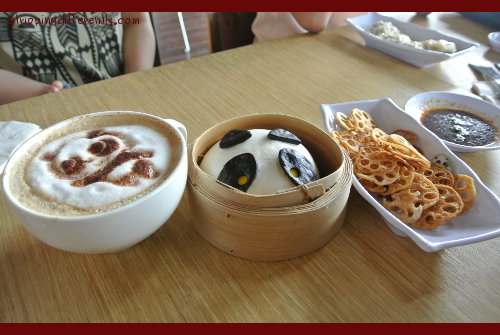 Panda themed food at the River Safari...