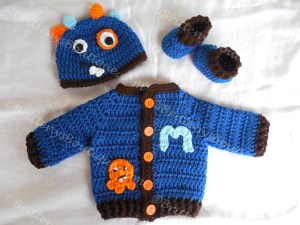 SIllyMonsterKnittedSet