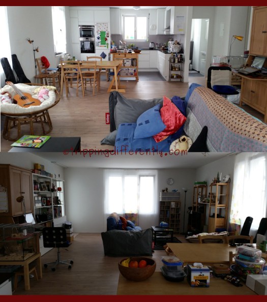 Open concept Living/Dining/Kitchen