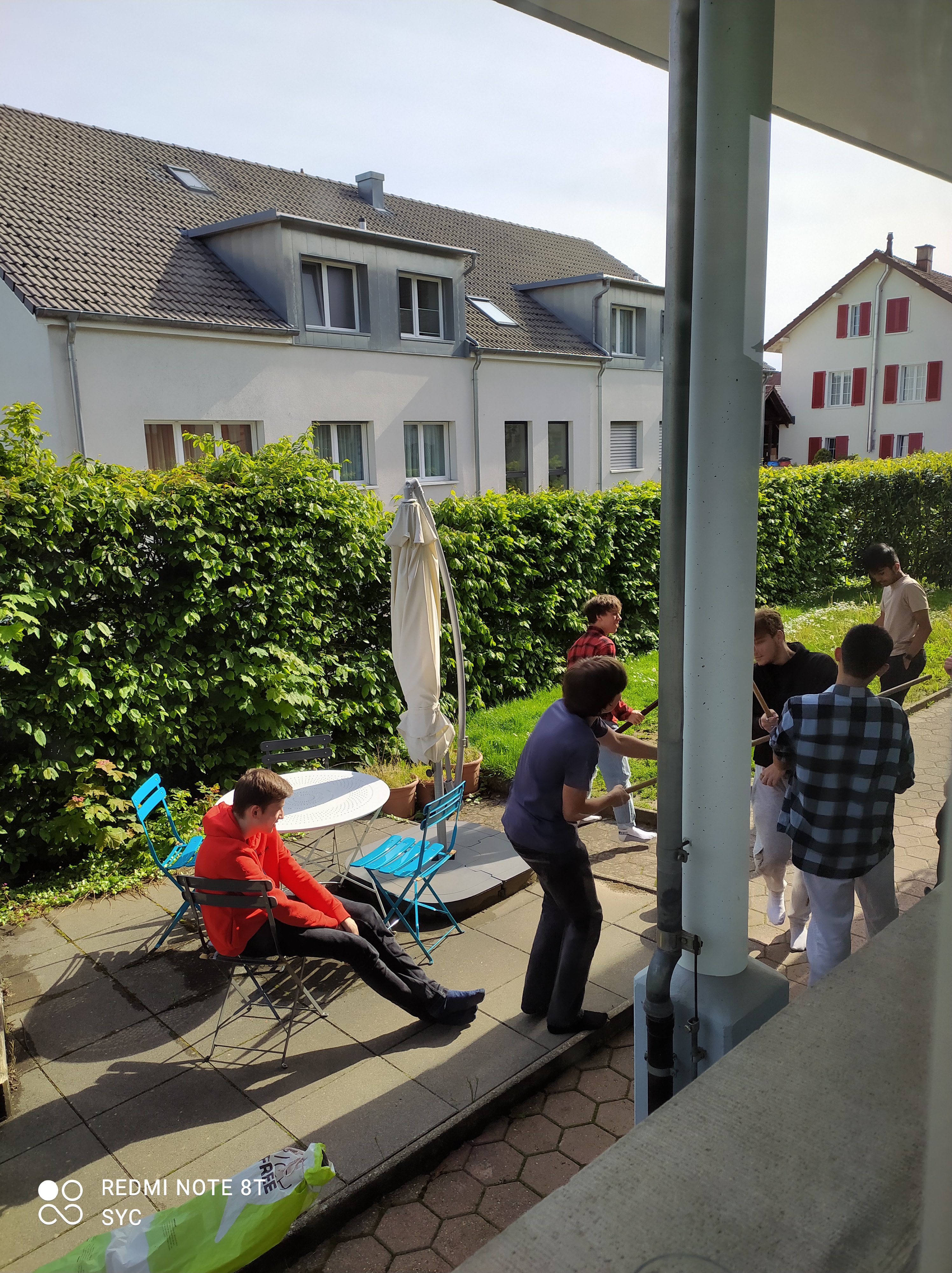 Getting some sunshine